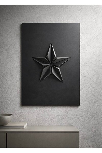 Raven Orion 3D Metal Yıldız Duvar Tablosu - Modern & Minimal