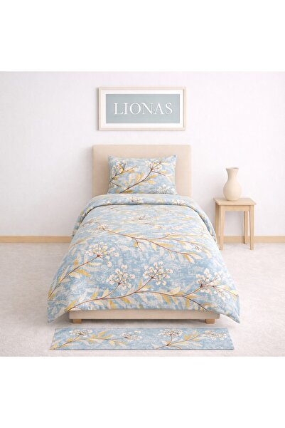 StellaFlavo Single Patterned Duvet Cover + 1 Pillowcase with Cover