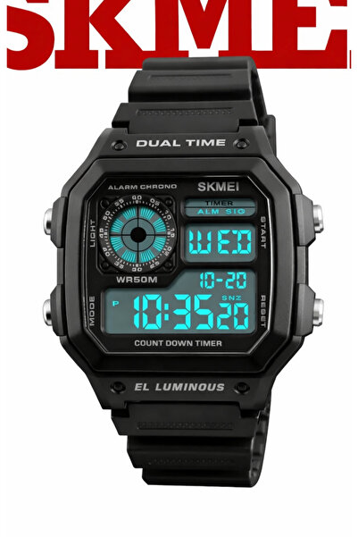 Skmei ساعة يد رجالية رقمية متعددة الوظائف 1299
