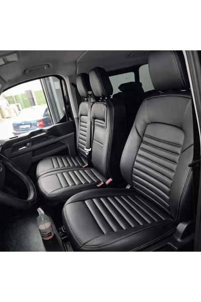 Anka FORD TOURNEO CUSTOM VE SONRASI UYUMLU 2+1 -ÖZEL DİKİM-Oto koltuk kılıfı