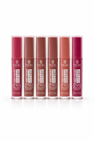 Lesvip's Shıny Lipgloss 6'lı Likit Ruj Seti