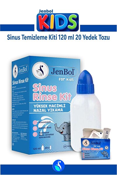 Jenbol Kids Sinus Rinse Burun ve Sinus Temizleme Kiti 120 ml X 20 Yedek Tozu