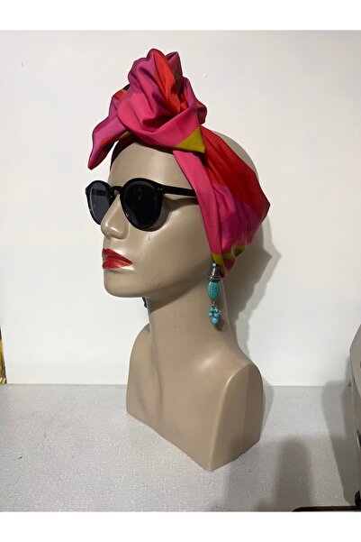 oben hobi إكسسوار شعر باندانا بسلك على الطراز الأفريقي، مشبك من القماش