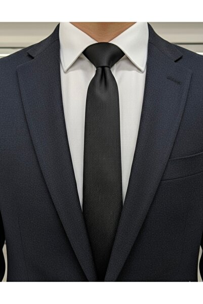 Gutiero Λεπτή γραβάτα με σχέδιο μαύρης άμμου