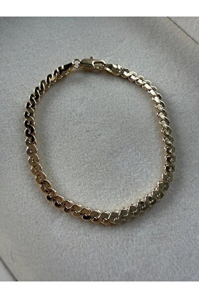LUSORA ACCESORY Women's Gold Color Waterway Model Chain Bracelet - Stylish an...
