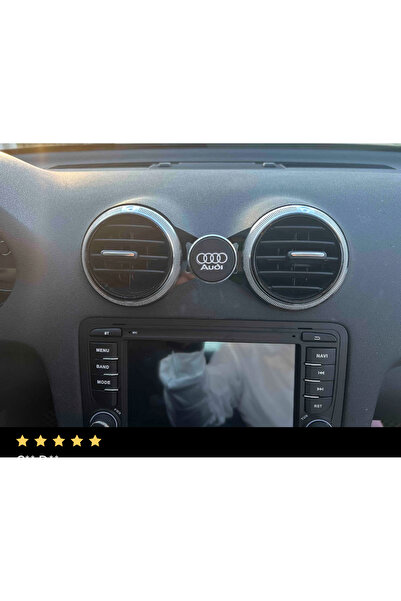 BalcıoğluSRV Audi A3 Uyumlu 8p(2004-2012)%100 Kırılmaz Siyah Audi Halka Logol...