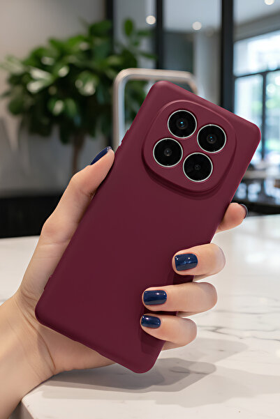 Hatreds Xiaomi Redmi Note 14 Pro 4G İçin Uyumlu İçi Kadife Sıvı Silikon Kılıf