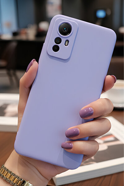 Hatreds Xiaomi Redmi Note 12S İçin Uyumlu İçi Kadife Sıvı Silikon Kılıf