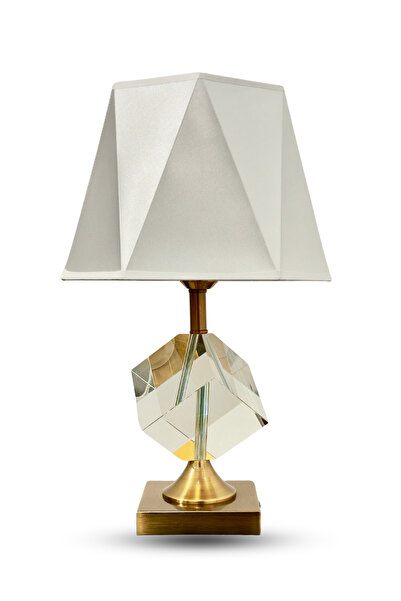 Lara Decor Zağra Tekli Bronz Abajur