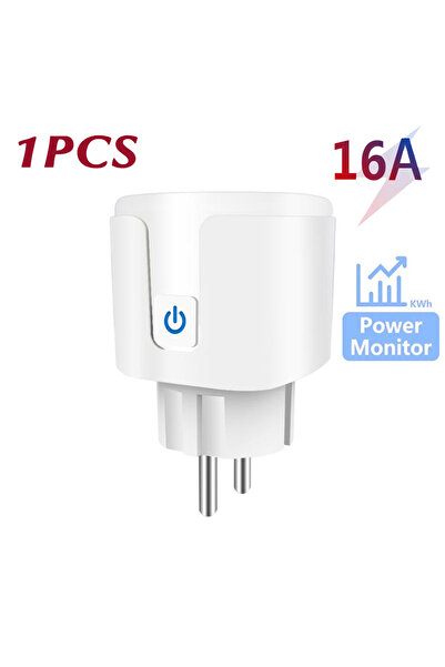 Choice 16A Tuya WiFi Smart Plug 16A/20A EU Smart Socket With Power Monitor Ti...