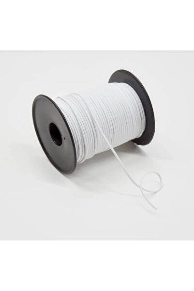 BİGÜMEX Σχοινί από καουτσούκ 1,5 mm ΛΕΥΚΟ Χρώμα 20 μέτρα