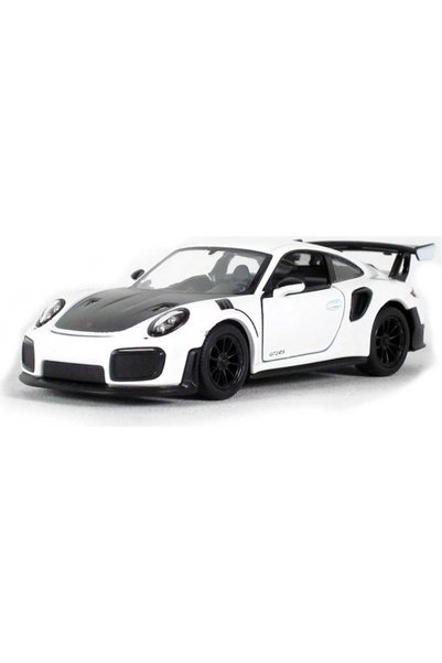 Kinsmart Porsche Gt2 Rs Diecast Çek Bırak Metal Araba 1:34 Ölçek