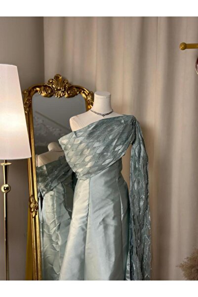 vanus fashion فستان سهرة طويل 4656