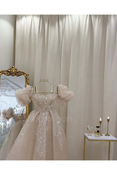 vanus fashion فستان سهرة ميدي 4108