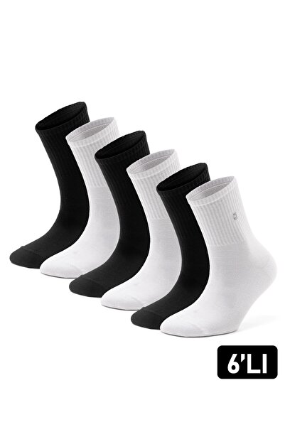 Just inner Men's 6-Pack Tennis Socks (Cotton)