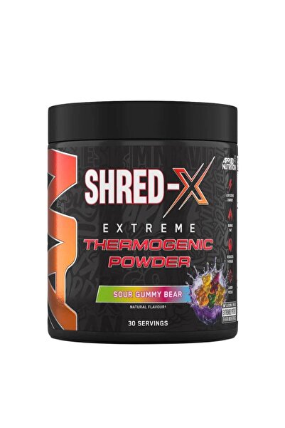 applied nutrition مسحوق شريد إكس الحراري، دب جيلاتيني حامض، 300 غرام، مع إل ك...