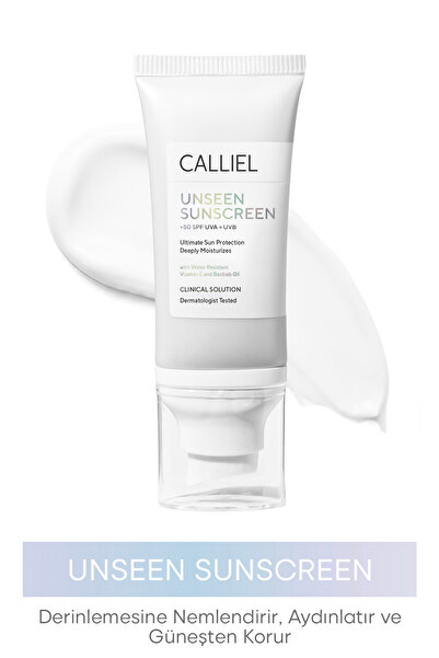 CALLİEL Görünmeyen, Şeffaf & Doğal Bitişli Nemlendirici Etkili 50 SPF Makyaj ...