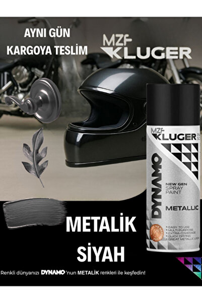 MZF Kluger Sprey Boya Metalik Siyah