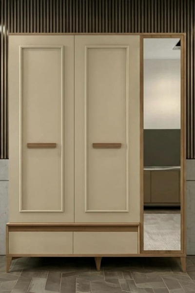 Eymense Uzungöl 3 Kapaklı Aynalı Gardırop