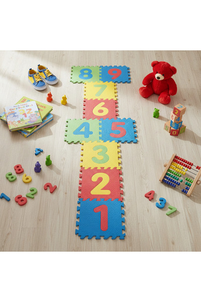 Corneja Eğitici Rakamlı Oyun Karosu, XPE Sek-Sek Oyun Matı, Çocuk Oyun Halısı...