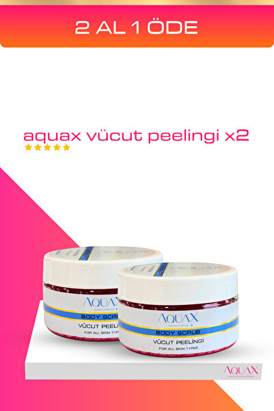 AquaX Vücut Peeling 2'li Avantaj Seti