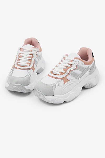 Tonny Black Pantofi sport cu talpă înaltă, cu dungi, cu formă confortabilă, p...