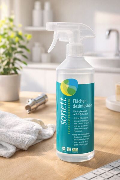 Sonett Organik Yüzey Dezenfektanı - Sprey - 500 ml