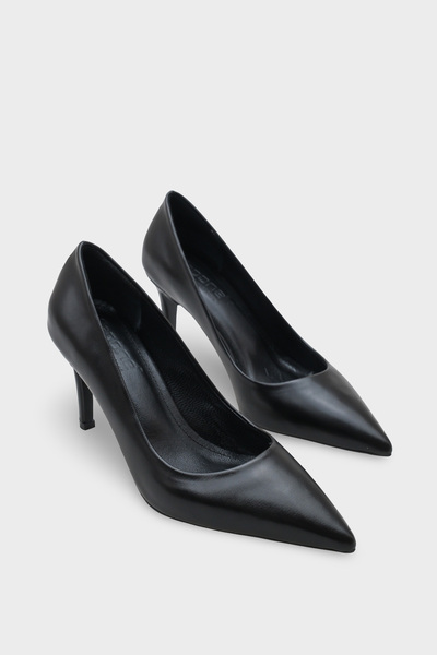 Capone Outfitters حذاء روندا ذو الكعب المتوسط ​​يوميًا أنيق من الجلد الطبيعي ...