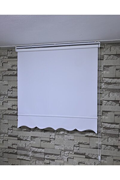 PERDECİNİZ Beyaz Renk Mat Stor Alüminyum Kasa(etekli) ENXBOY