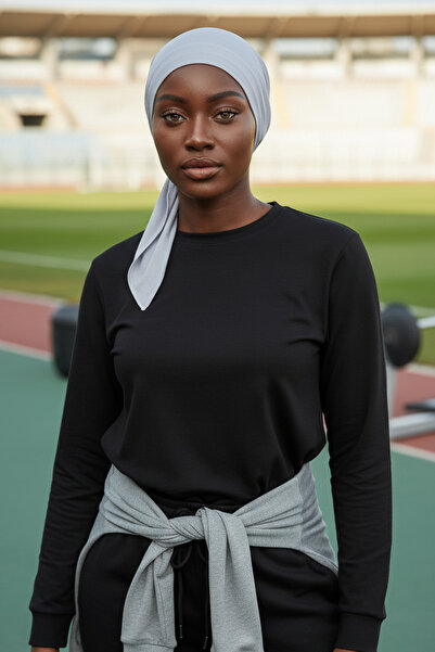 Aisha's Design باندانا، B-45، رمادي 2