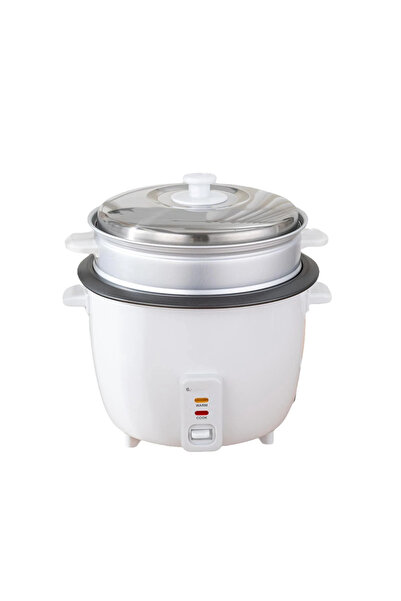 Generic TS-180S 8-Cup Rice Cooker with Steamer, White, one Size