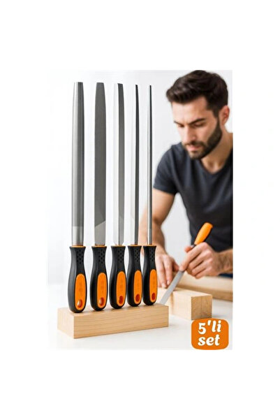 shopwave 5’li Profesyonel El Eğesi ve Törpü Seti - Ahşap Törpüsü - Ağaç Törpü...