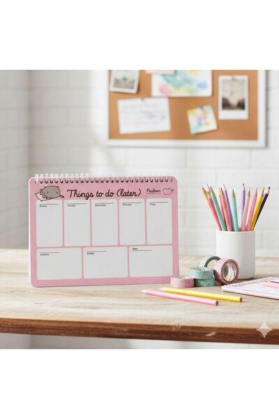 Keskin Colors Pusheen Weekly Spiral Planner |   17 X 24 cm |   52 Sheets