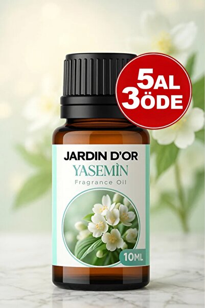 JARDIN D'OR Yasemin Esansiyel Uçucu Koku Yağı Buhurdanlık Yağı Difüzör Esansı...