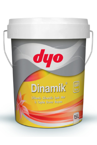 Dyo Dinamik Silikonlu Silinebilir Ipek Mat Iç Cephe Duvar Boyası 0666 Yeni Be...
