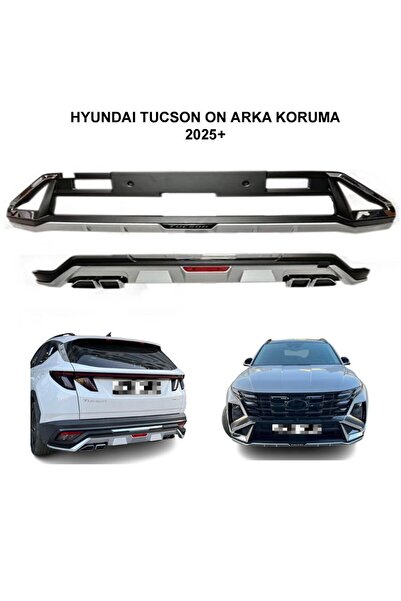 beyaztuning Hyundai Tucson Ön Arka Tampon Koruma Difüzör 2025 Sonrası