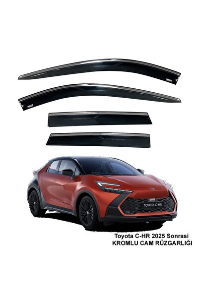 beyaztuning Toyota Chr Kromlu Cam Rüzgarlığı Niken 2025 Sonrası