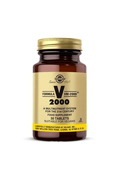 Solgar Vm 2000 30 Tablet Multivitamin Vücut Direncini Destekler
