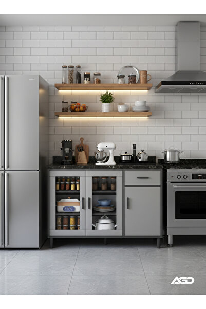 AGD Modern Coffee Corner, Practical Storage Cabinet