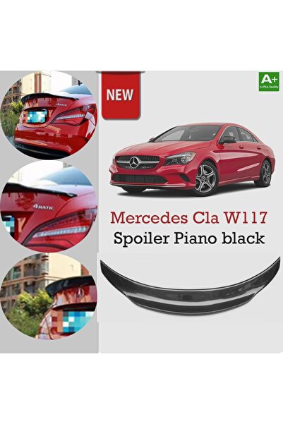 Niken Mercedes Cla W117 Bagaj Üstü Spoiler Piano Black