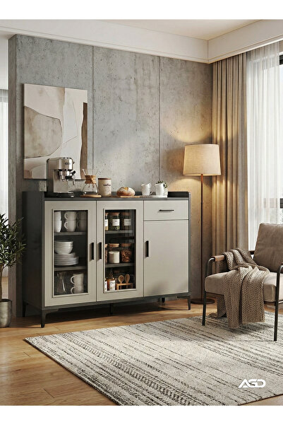 AGD ركن قهوة عصري، وخزانة تخزين جانبية للمطبخ، لغرفة الطعام وغرفة المعيشة وال...