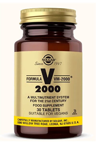 Solgar Vm-2000 Multı Nutrıent 30 Tabs