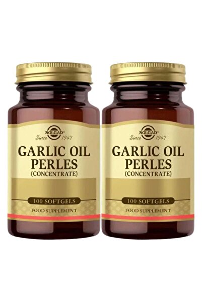 Solgar Garlic Oil Perles(Concantrate)100 Yumuşak Kapsül x2 Adet