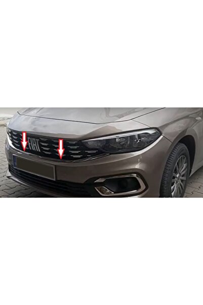 Genel Markalar Fiat Egea Ön Panjur Alt Çıtası (u Formlu) Krom 2021+