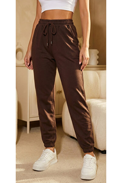 Miyalon Γυναικείο φούτερ Jogger Elastic Leg σε γκρι χρώμα