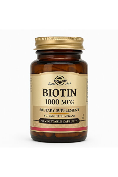 Solgar Biotin 1000 Mcg 50 Kapsül