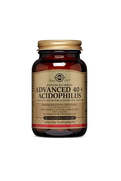 Solgar Advanced 40+ Acidophilus 60 Kapsül
