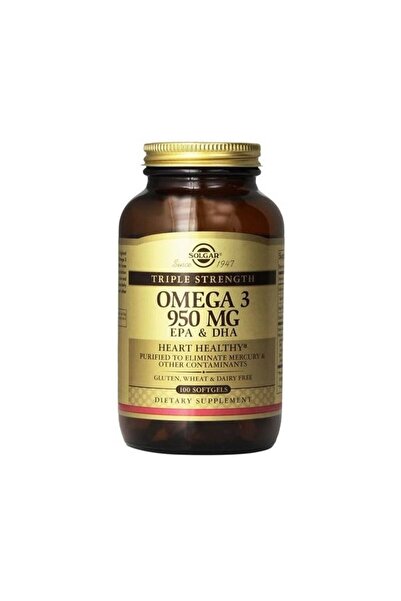 Solgar Omega 3 950 Mg 100 Kapsül