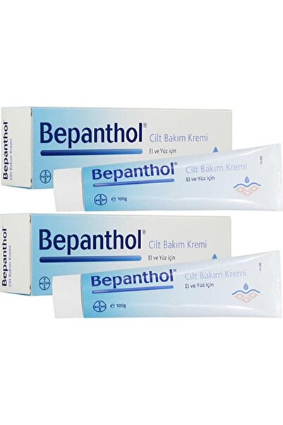 Bepanthol Cilt Bakım Kremi 100gr 2'li Paket - Tüm Cilt Tiplerine Uygun, El Ve...