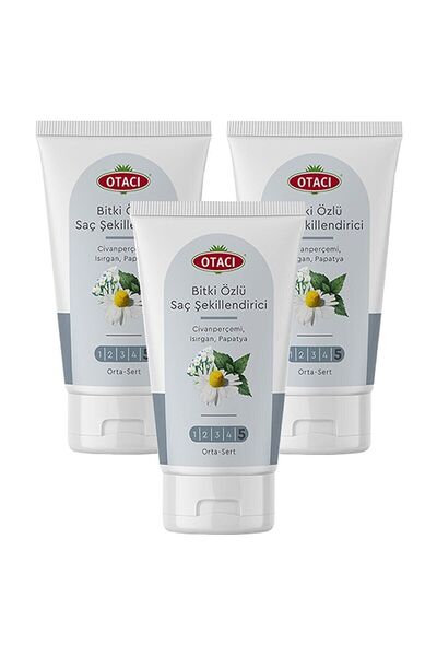 Otacı Bitki Özlü Saç Şekillendirici 5 Orta-sert 150ml – Üçlü Paket